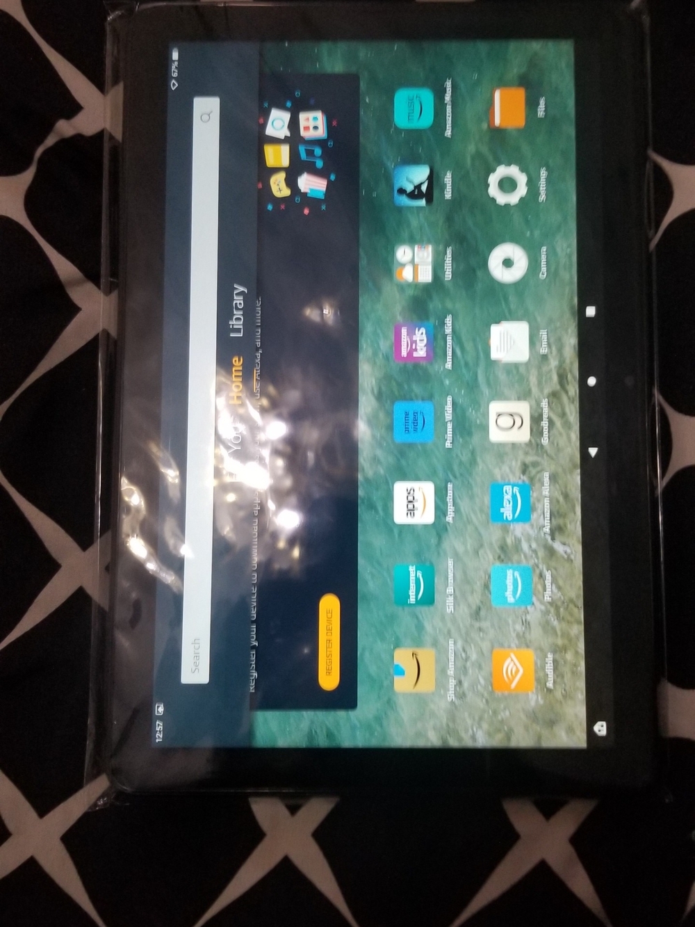 Amazon Fire HD 10 13th generation 2023 Tablet in Black with Large Display